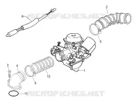Carburatore completo - Raccordo di ammissione
