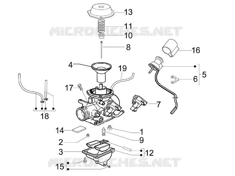 Componenti del carburatore