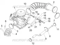Carburatore completo - Raccordo di ammissione