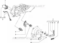 Motorino avviamento-Leva avviamento