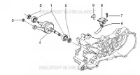 Albero motore-compressore aria