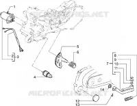 Motorino avviamento-Leva avviamento
