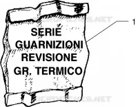 Serie guarnizioni gr. termico