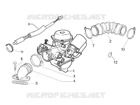 Carburatore completo - Raccordo di ammissione