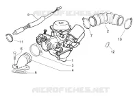 Carburatore completo - Raccordo di ammissione