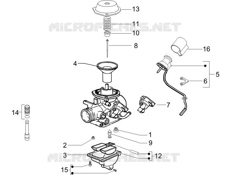 Componenti del carburatore