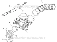 Carburatore completo - Raccordo di ammissione