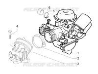 Carburatore completo - Raccordo di ammissione