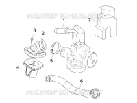Carburatore completo - Raccordo di ammissione