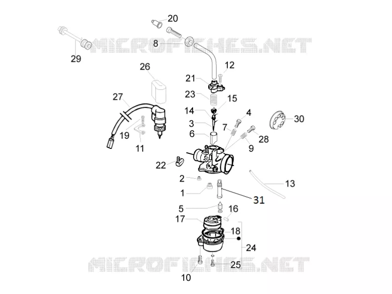 Componenti del carburatore