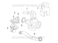 Carburatore completo - Raccordo di ammissione