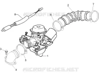 Carburatore completo - Raccordo di ammissione