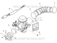Carburatore completo - Raccordo di ammissione