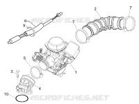 Carburatore completo - Raccordo di ammissione