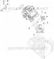 Corpo farfallato - Iniettore - Raccordo di ammissione
