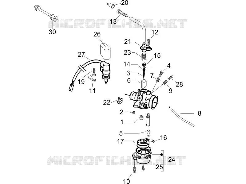Componenti del carburatore