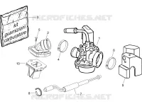 Carburatore completo - Raccordo di ammissione