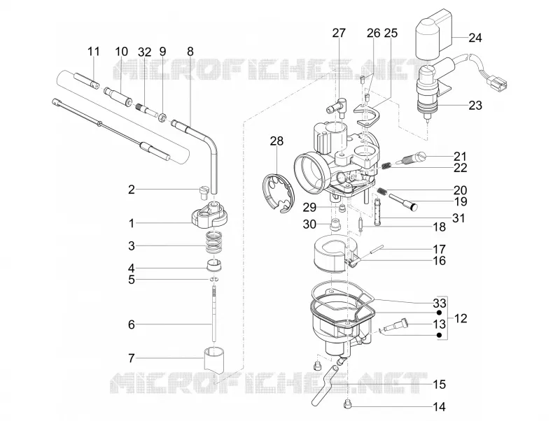Componenti del carburatore