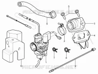 Carburatore completo - Raccordo di ammissione