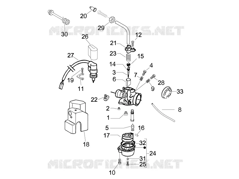 Componenti del carburatore