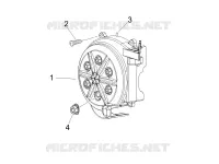 Coperchio volano magnete - Filtro olio