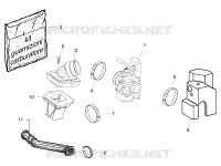 Carburatore completo - Raccordo di ammissione