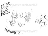 Carburatore completo - Raccordo di ammissione