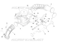 Carburatore completo - Raccordo di ammissione