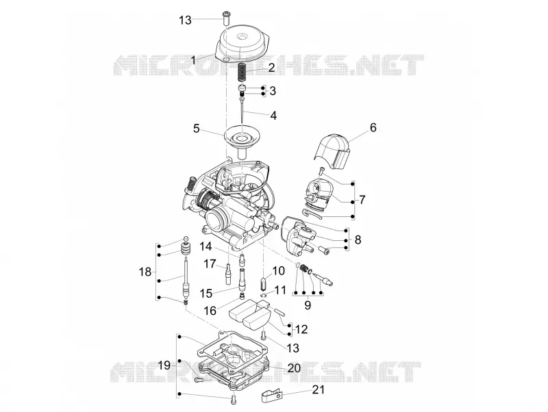 Componenti del carburatore