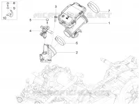 Corpo farfallato - Iniettore - Raccordo di ammissione