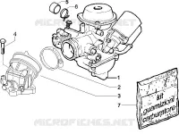 Carburatore completo - Raccordo di ammissione