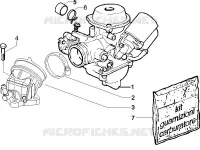 Carburatore completo - Raccordo di ammissione