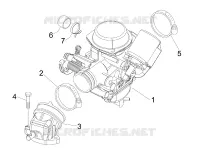 Carburatore completo - Raccordo di ammissione