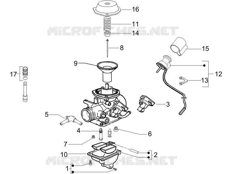 Componenti del carburatore
