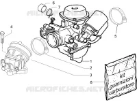 Carburatore completo - Raccordo di ammissione