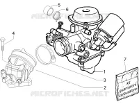 Carburatore completo - Raccordo di ammissione