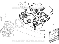Carburatore completo - Raccordo di ammissione
