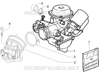 Carburatore completo - Raccordo di ammissione