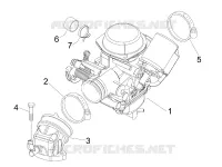 Carburatore completo - Raccordo di ammissione