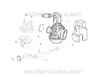 Carburatore completo - Raccordo di ammissione