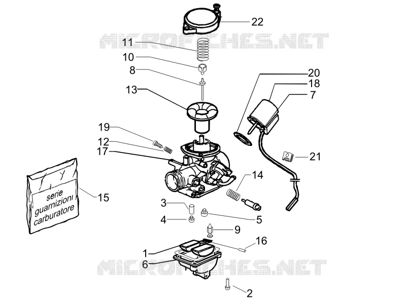 Componenti del carburatore
