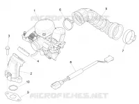 Carburatore completo - Raccordo di ammissione