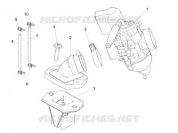Carburatore completo - Raccordo di ammissione