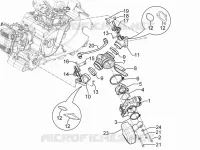 Corpo farfallato - Iniettore - Raccordo di ammissione