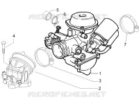 Carburatore completo - Raccordo di ammissione