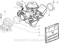 Carburatore completo - Raccordo di ammissione