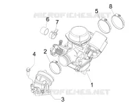 Carburatore completo - Raccordo di ammissione