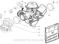 Carburatore completo - Raccordo di ammissione