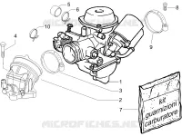 Carburatore completo - Raccordo di ammissione