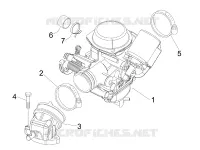 Carburatore completo - Raccordo di ammissione